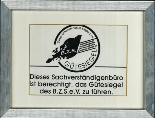Zertifikat 10 der Verwaltungsunion GmbH bzw. von Mirko Hinz